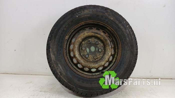 Velg + Winterband van een Mercedes Sprinter, Auto-onderdelen, Banden en Velgen, Gebruikt, -, -, Ophalen of Verzenden