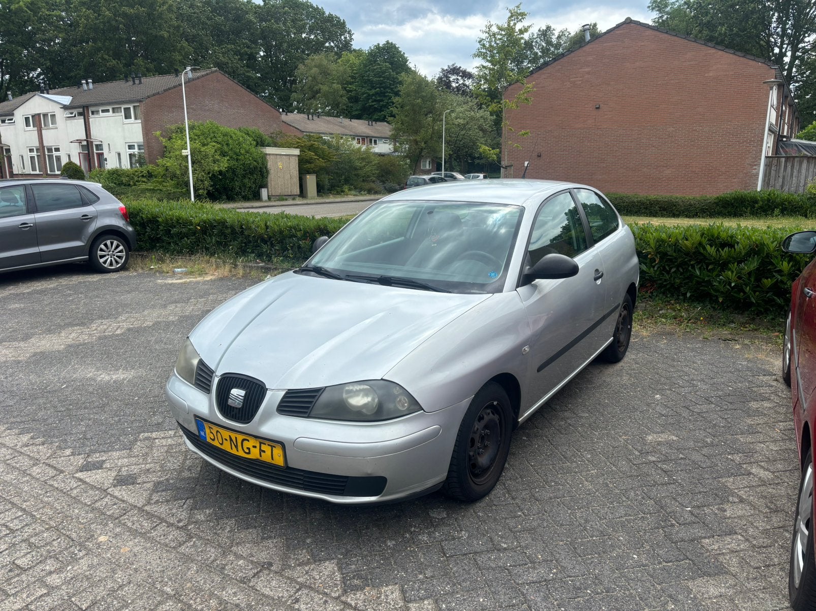 Seat Ibiza 1.4 16V 55KW 2003 Grijs, Auto's, Seat, Voorwielaandrijving, 15 km/l, 4 cilinders, Ibiza
