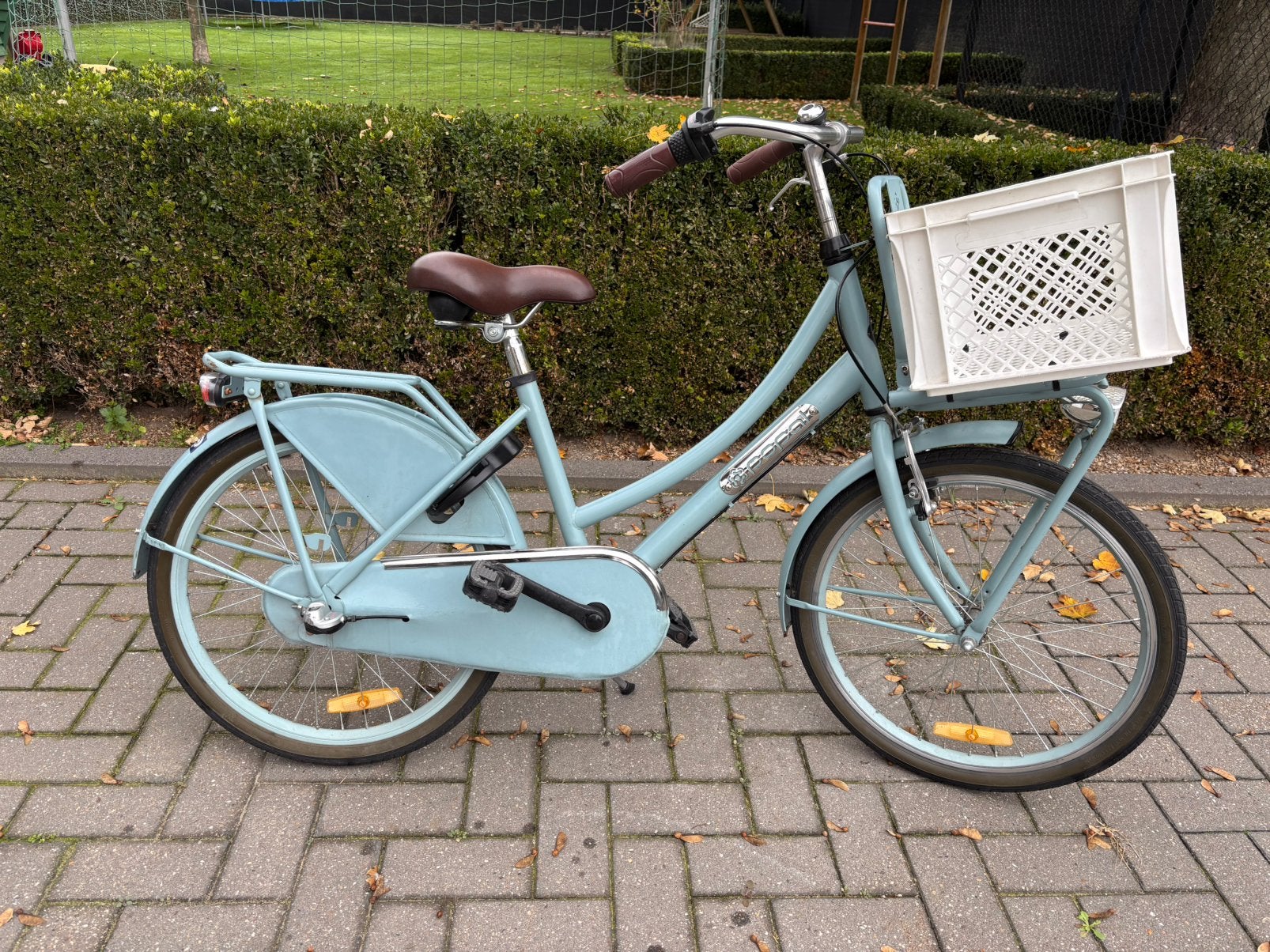 Popal 22 inch meisjesfiets, Fietsen en Brommers, Ophalen, Terugtraprem, 22 inch, Gebruikt