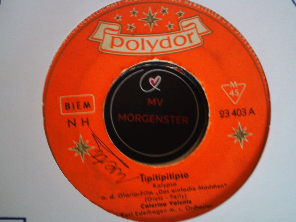 caterina valente - tipitipitipso  14jun, Cd's en Dvd's, 7 inch, Single, Ophalen of Verzenden, Zo goed als nieuw