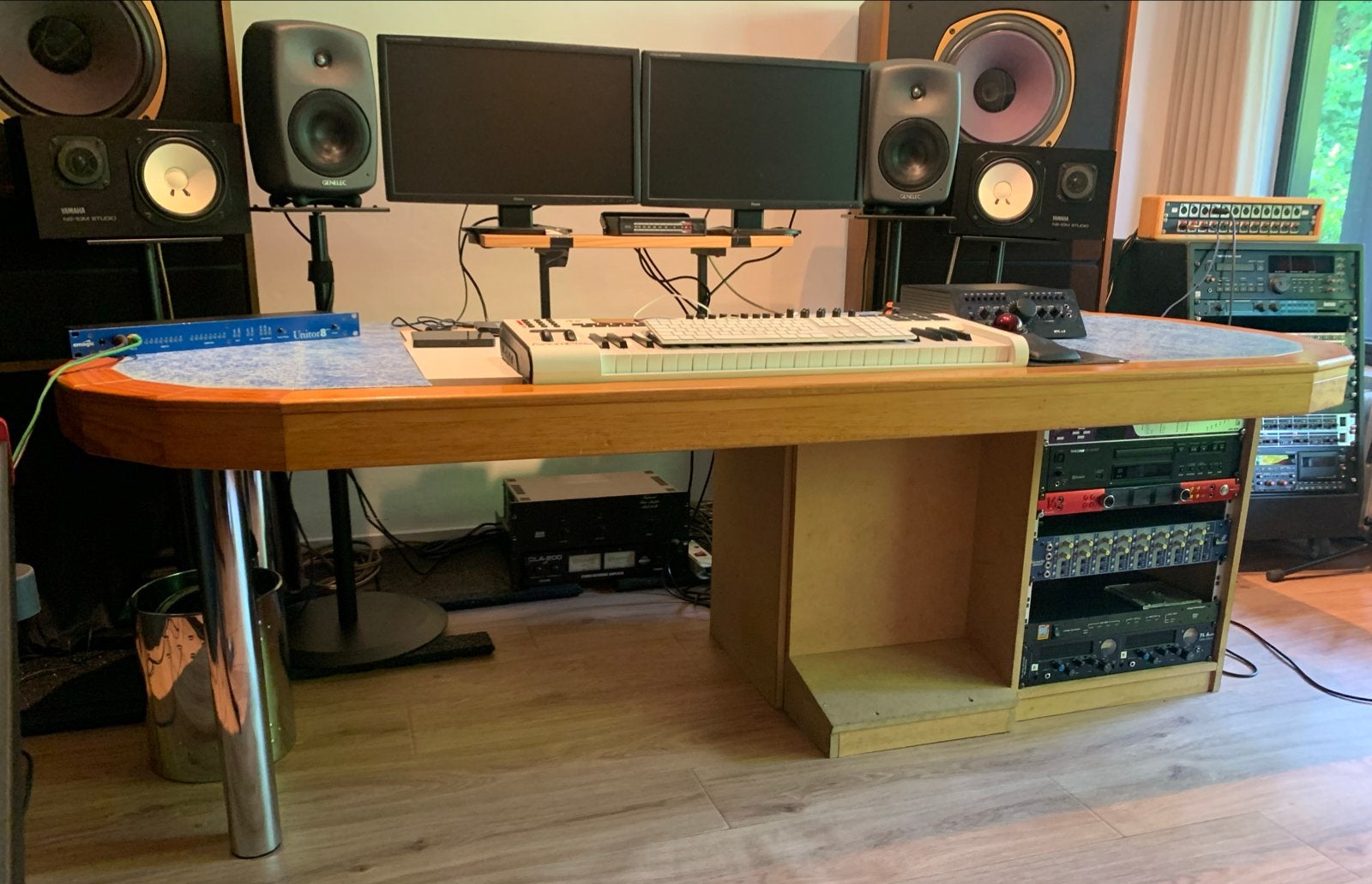 Professioneel Studio meubel / workstation met Rackruimte, Muziek en Instrumenten, Overige Muziek en Instrumenten, Ophalen of Verzenden