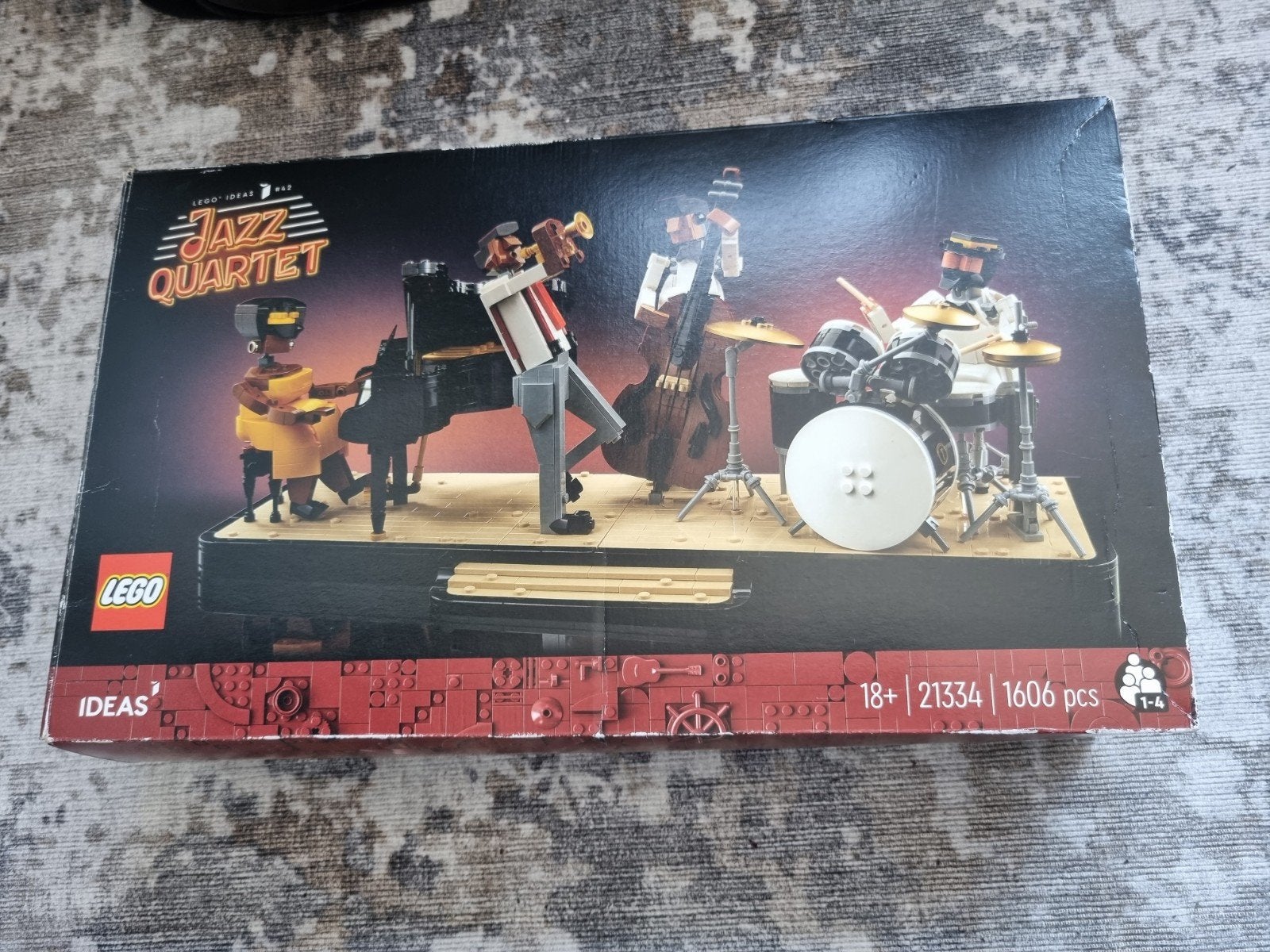 LEGO Ideas Jazz Quartet 21334 - Compleet (mist 1 blokje), Ophalen of Verzenden, Zo goed als nieuw