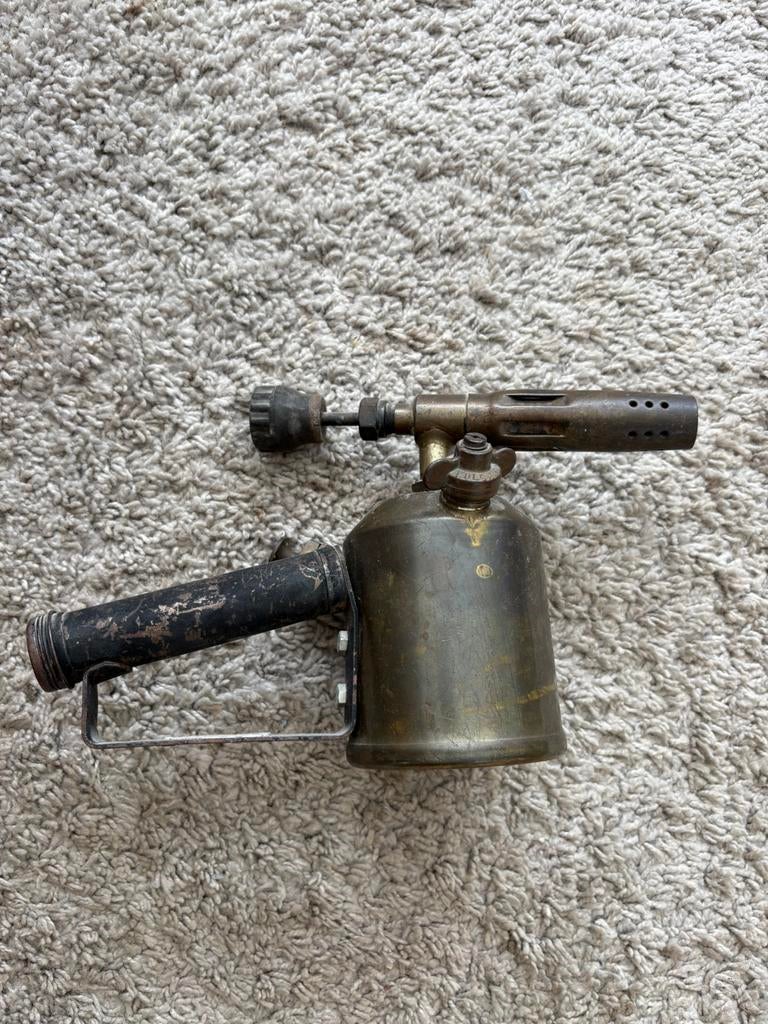 Vintage messing brander Vulcano Alemanc, Ophalen of Verzenden