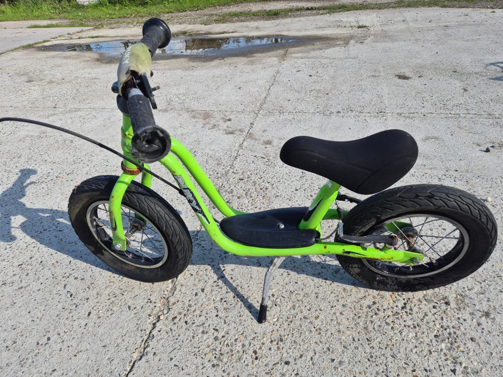 Puky loopfiets - lekke banden en kapotte rem, Ophalen, Gebruikt, Loopfiets