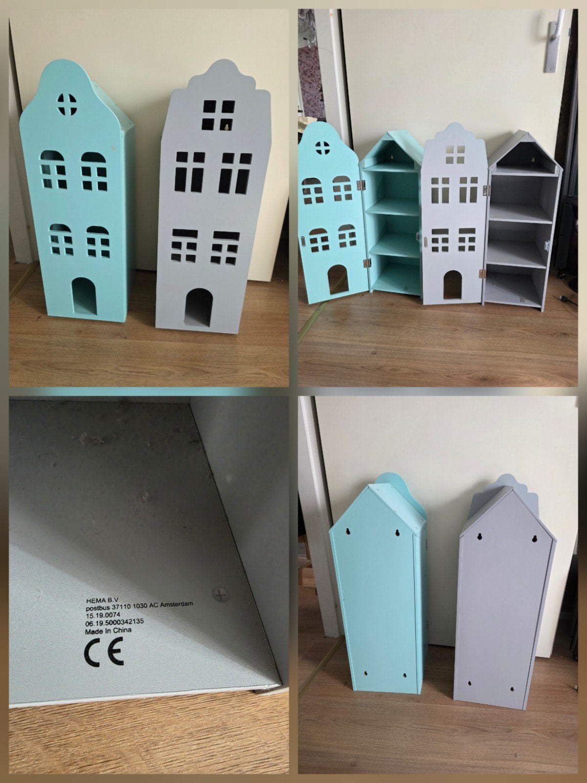 Hema Grachtenpandje poppenhuis, Ophalen, Zo goed als nieuw, Poppenhuis