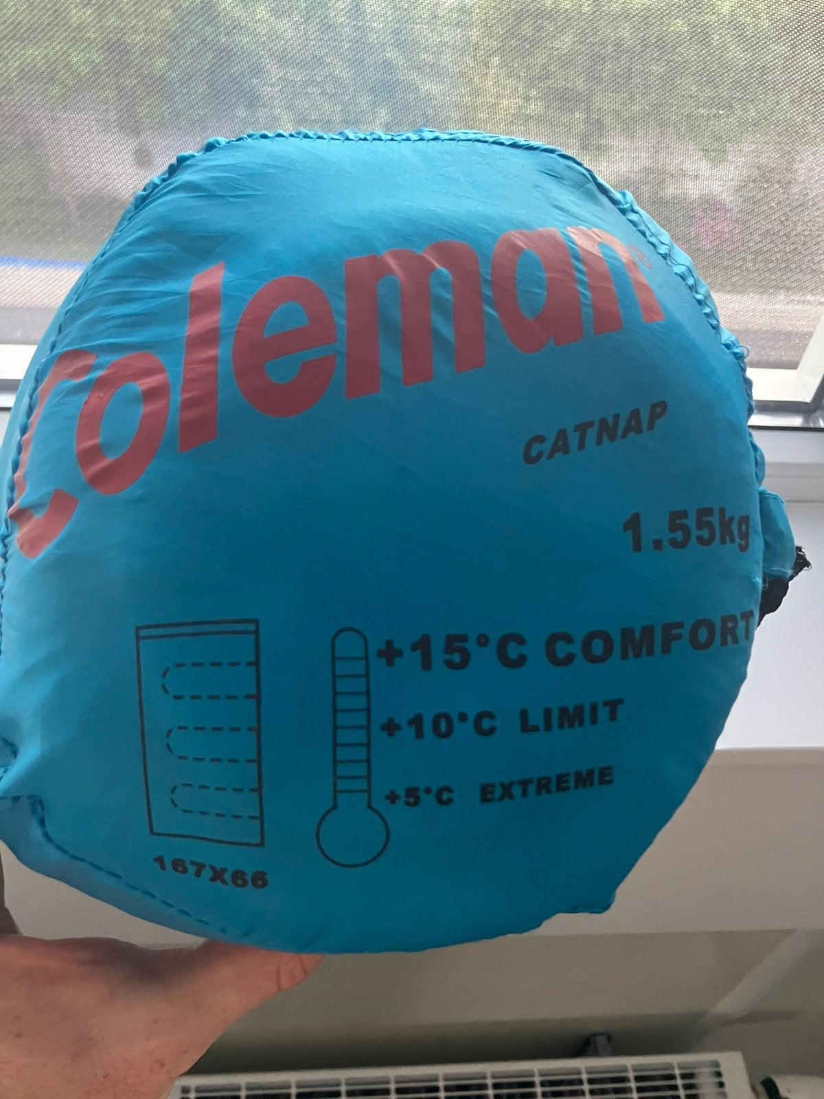 Slaapzak Coleman 167 x 66, Caravans en Kamperen, Slaapzakken, Ophalen, Gebruikt