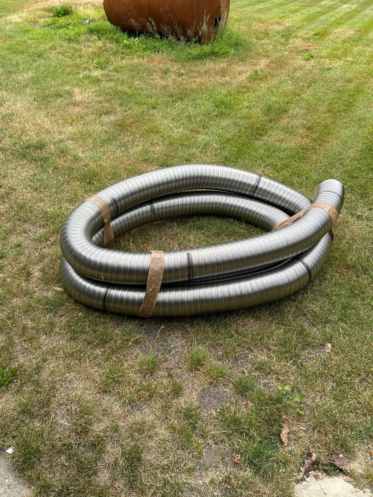 8 meter Flexibele RVS rookkanaal - Nieuwstaat 150mm, Ophalen, Zo goed als nieuw, Afzuiger