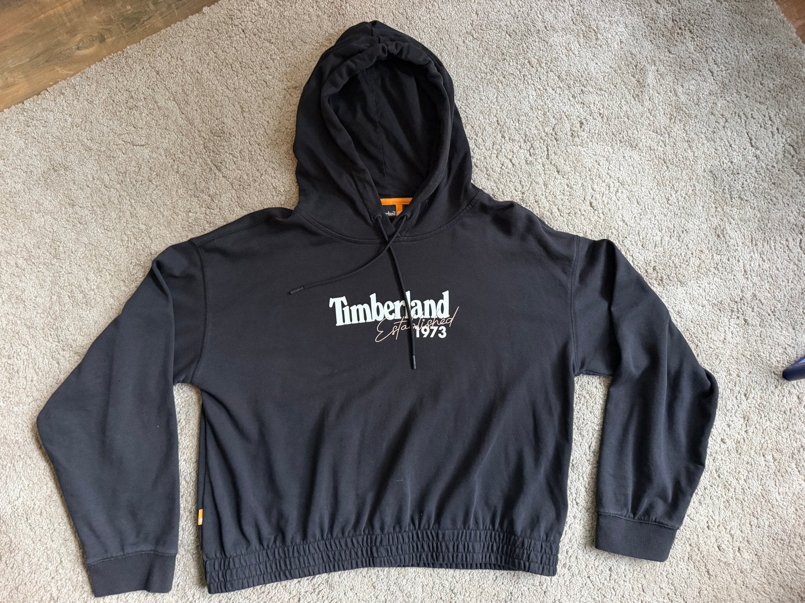Timberland hoodie - Zwart - Maat M, Ophalen of Verzenden, Zo goed als nieuw, Maat 48/50 (M), Zwart