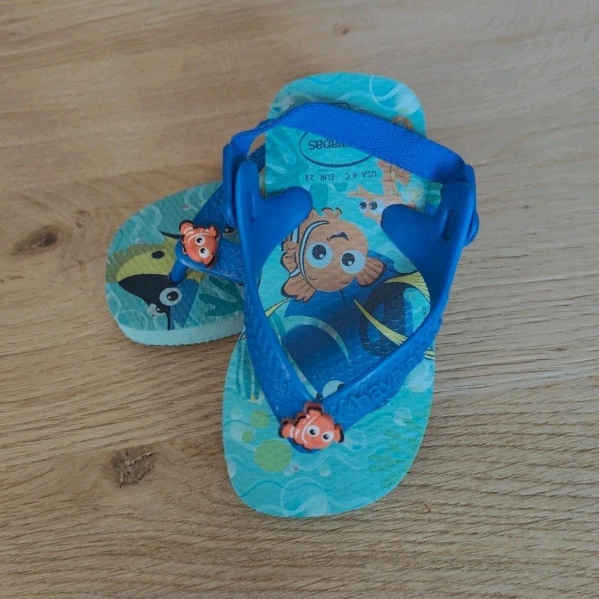 Havaianas Nemo blauw aqua Mt 20 /EUR20, Ophalen of Verzenden, Jongetje of Meisje