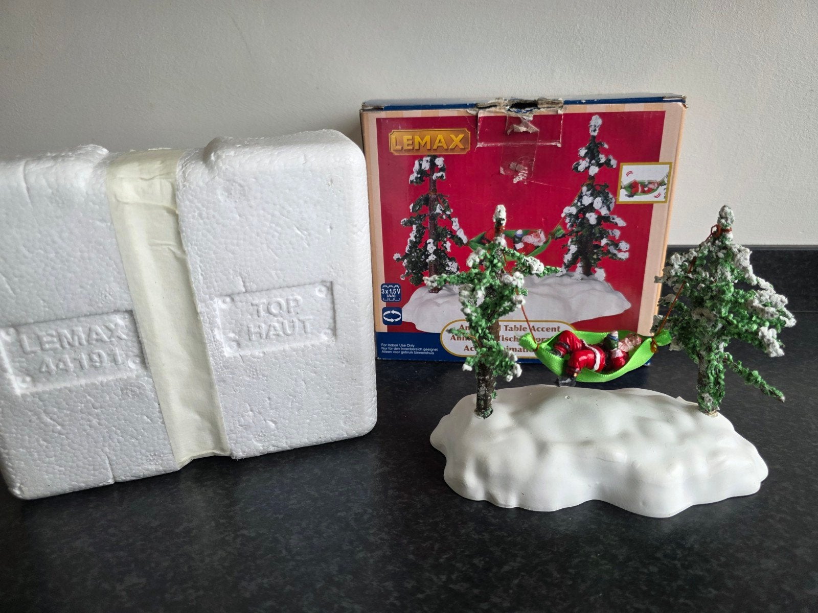 Defect Lemax Retired Swinging Santa, Ophalen, Gebruikt