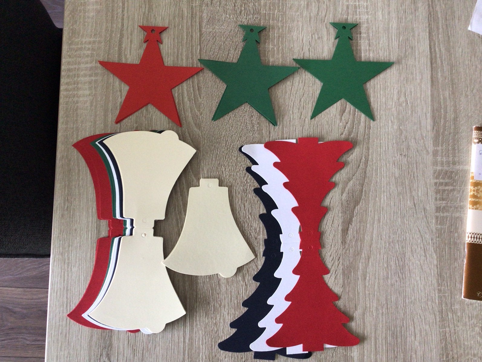 Dubbel kaarten kerst, Ophalen, Zo goed als nieuw, Kerst, Blanco kaart of Basiskaart