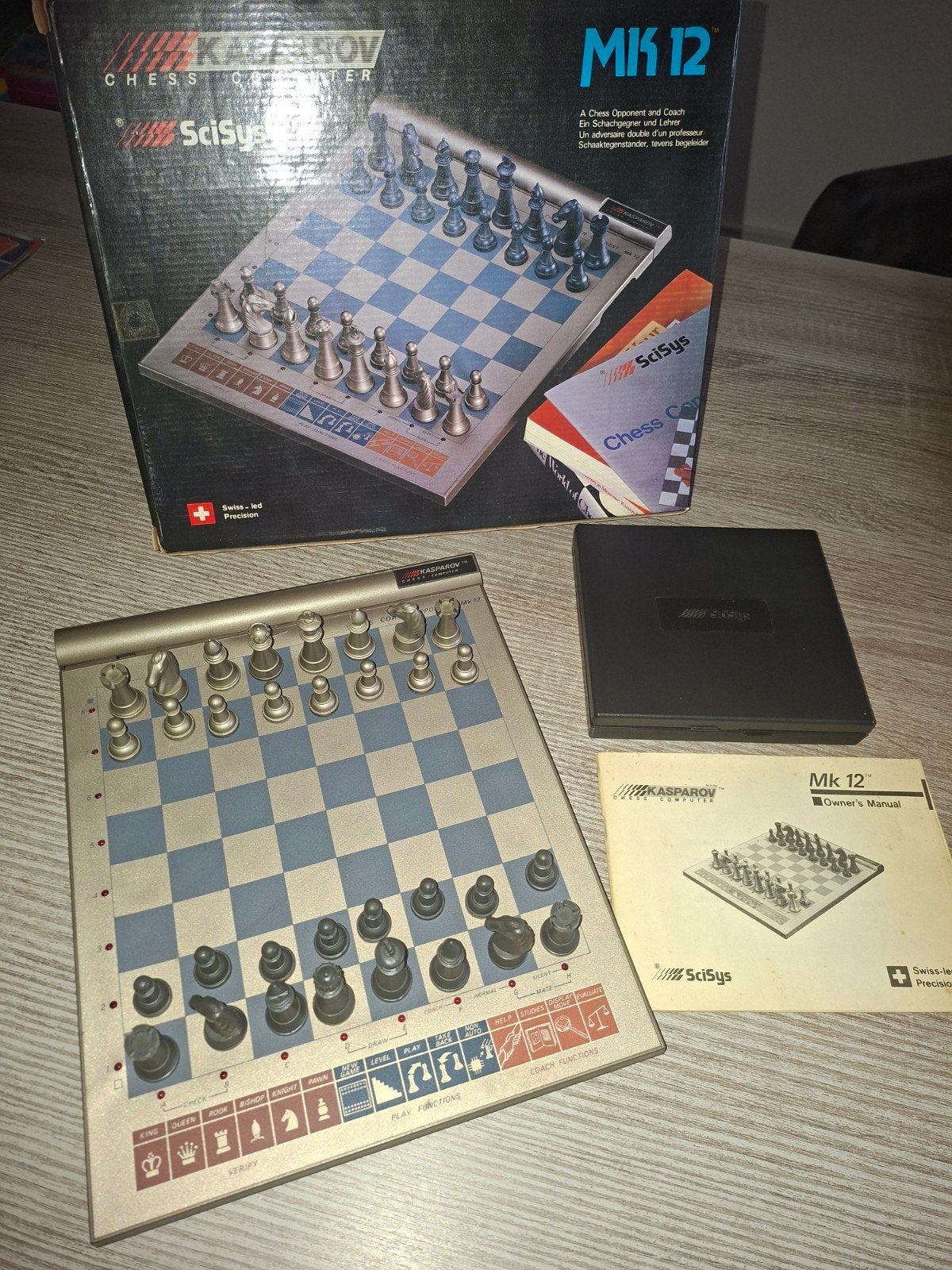 Kasparov Chess Computer MK 12 - Schaakcomputer, Een of twee spelers, Ophalen of Verzenden, Gebruikt, SciSys