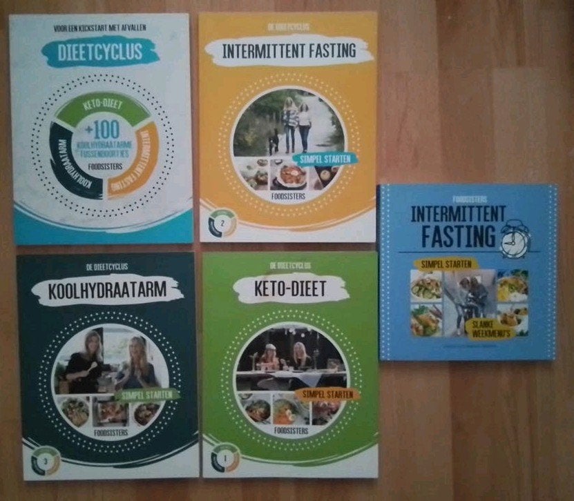 Foodsisters dieetcyclus boeken: Keto, Koolhydraatarm en meer, Ophalen of Verzenden, Dieet en Voeding, Onbekend