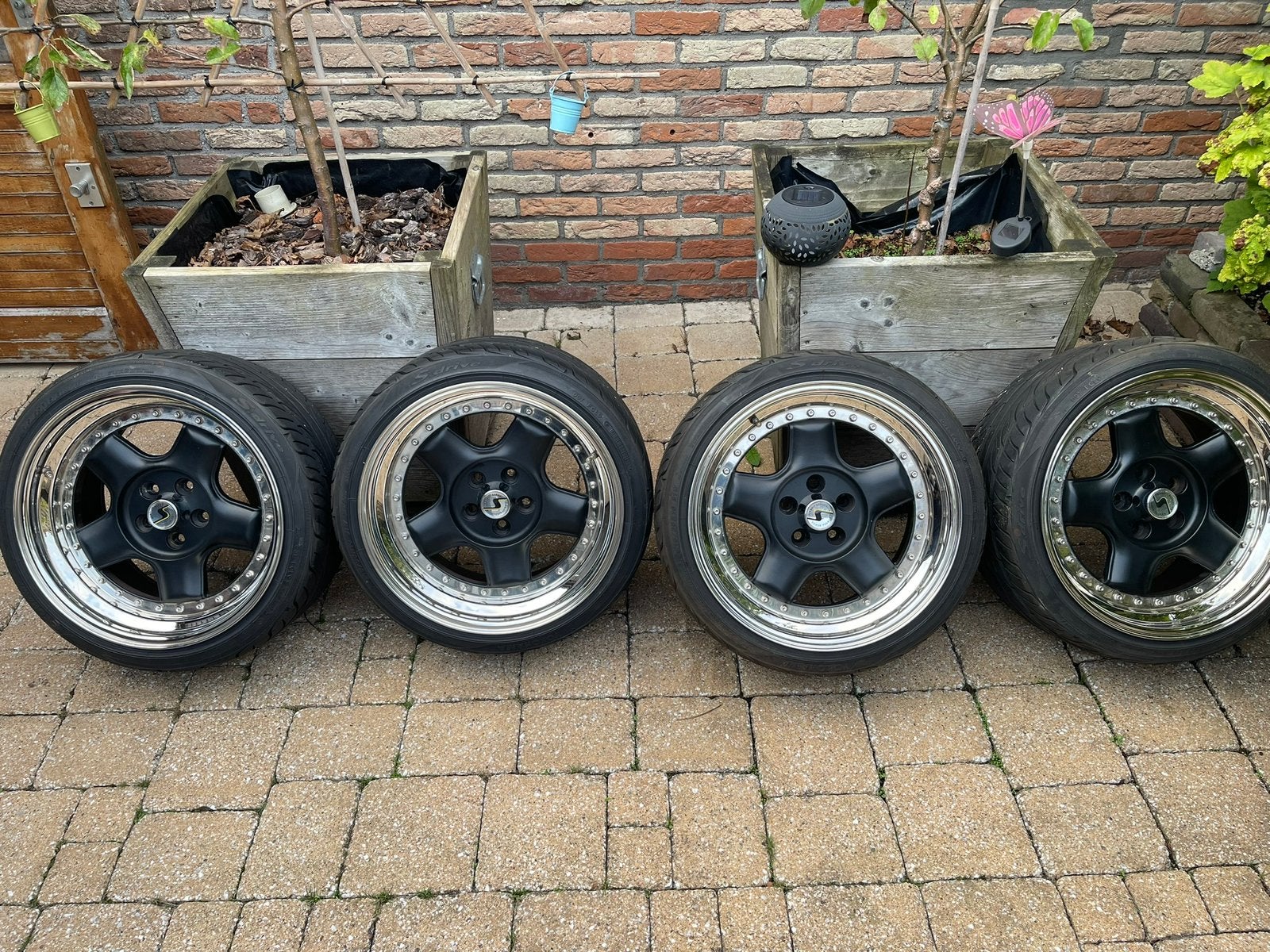 Smidt Revolution modern line 3 delig 9J 16 inch, Ophalen, 215 mm, 16 inch, Banden en Velgen