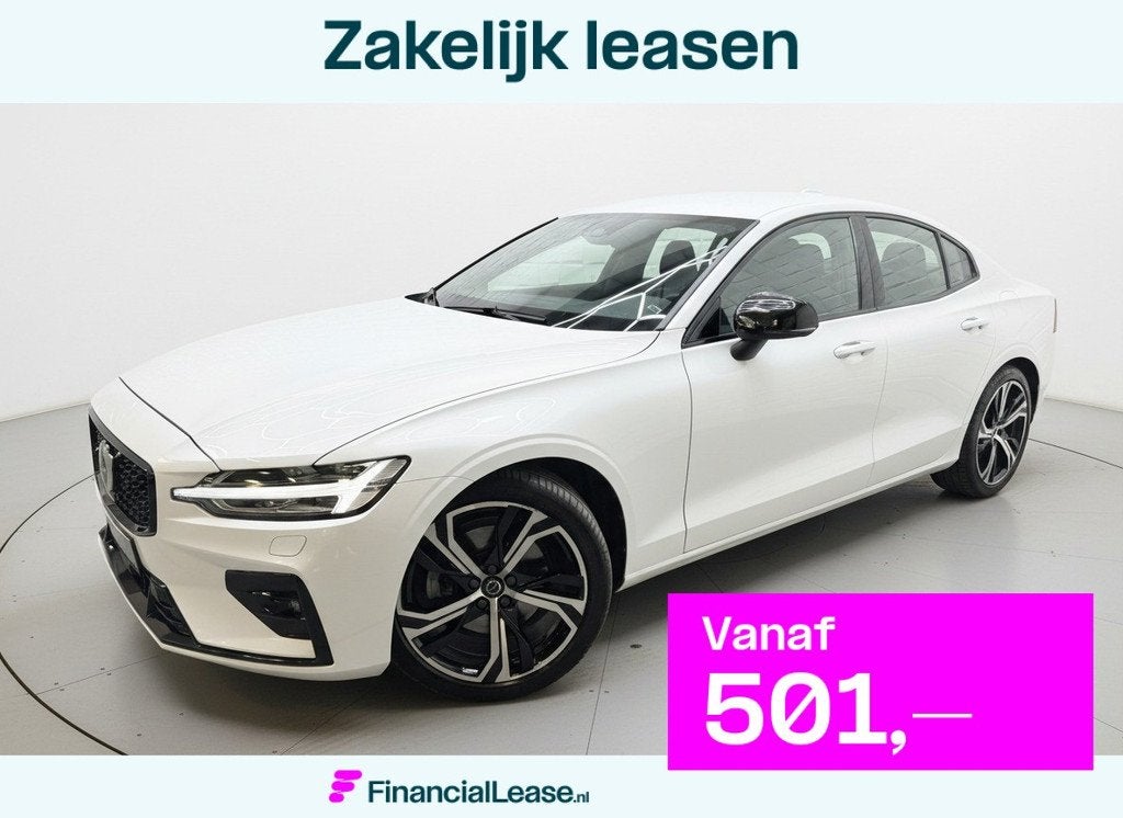 Volvo S60 2.0 B3 Ultimate Dark AUTOMAAT LEER NAVI CAMERA, Gebruikt, Zwart, 4 cilinders, 1969 cc