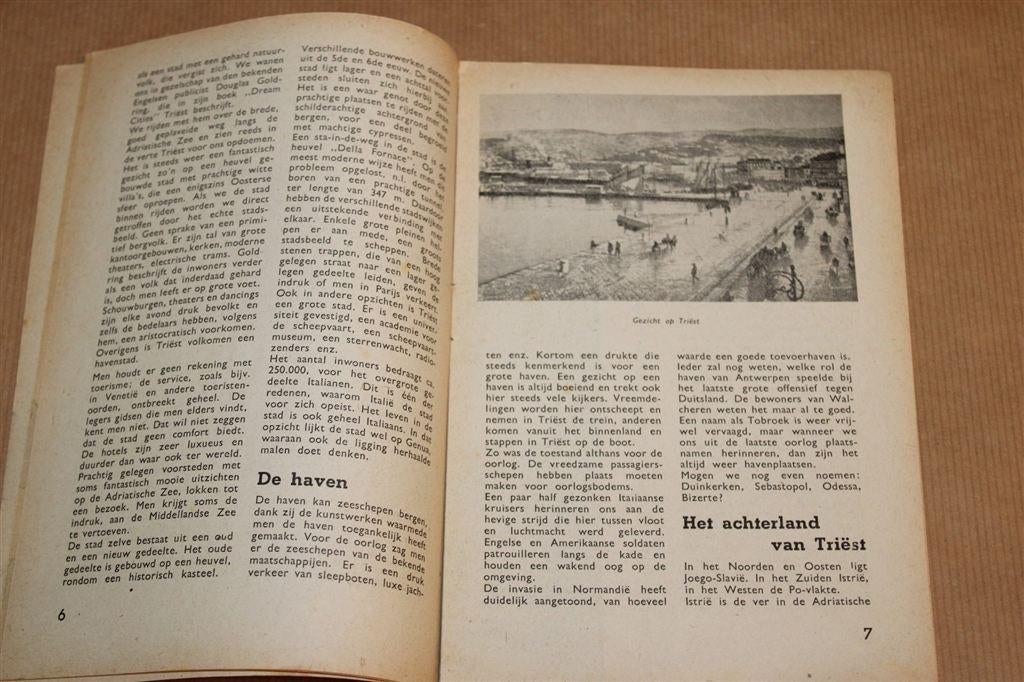 Het Brandpunt Triëst Vrijstaat? [1946] Vintage Boekje, Ophalen of Verzenden, Gelezen, Europa