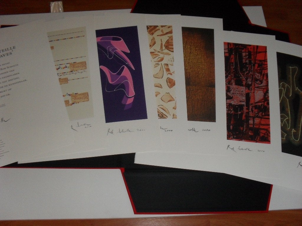 Rob Scholte 6 originele zeefdrukken (volledige kunstmap), Antiek en Kunst, Ophalen of Verzenden