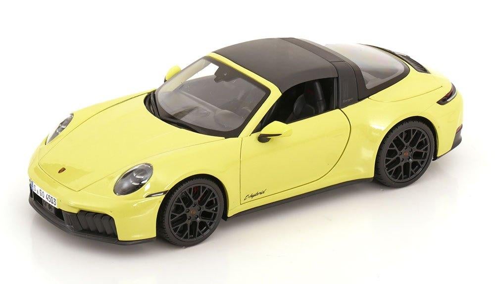 Porsche 911 (992.2) Targa 4 GTS 2024 Grijsgroen / Zwart 1-18, Tschuiten@hotmail.com, Auto, Nieuw, Ophalen of Verzenden