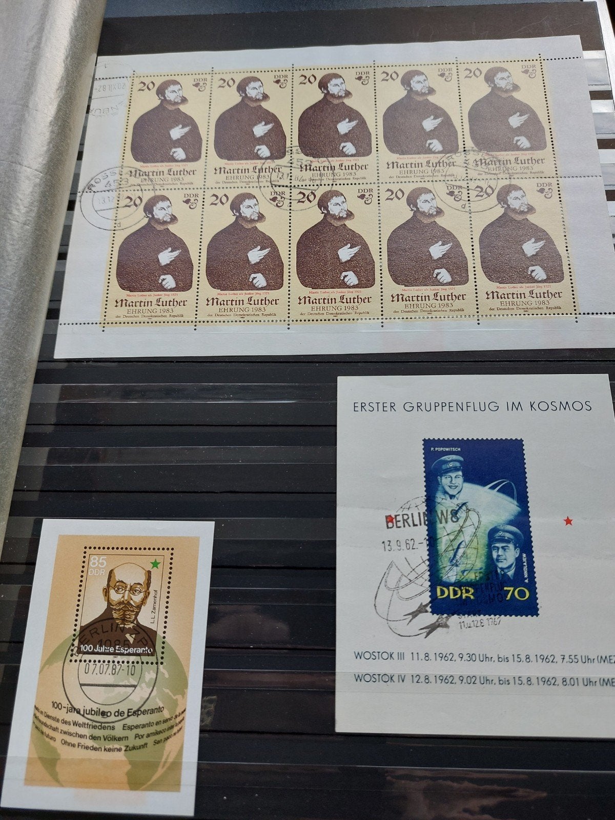 ddr album met blokken, Postzegels en Munten, Ophalen of Verzenden