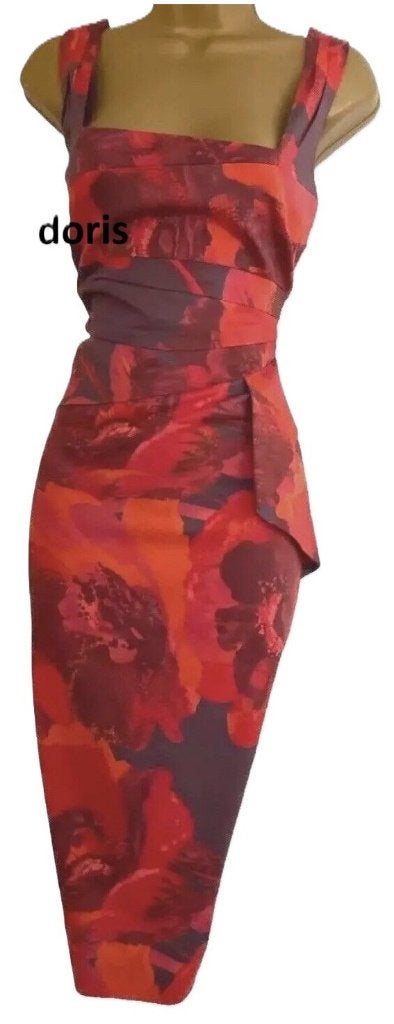 jurk Karen Millen maat 12/40 oksel tot oksel 45 rek 47 cm, Maat 38/40 (M), Ophalen of Verzenden, Gedragen, Boven de knie