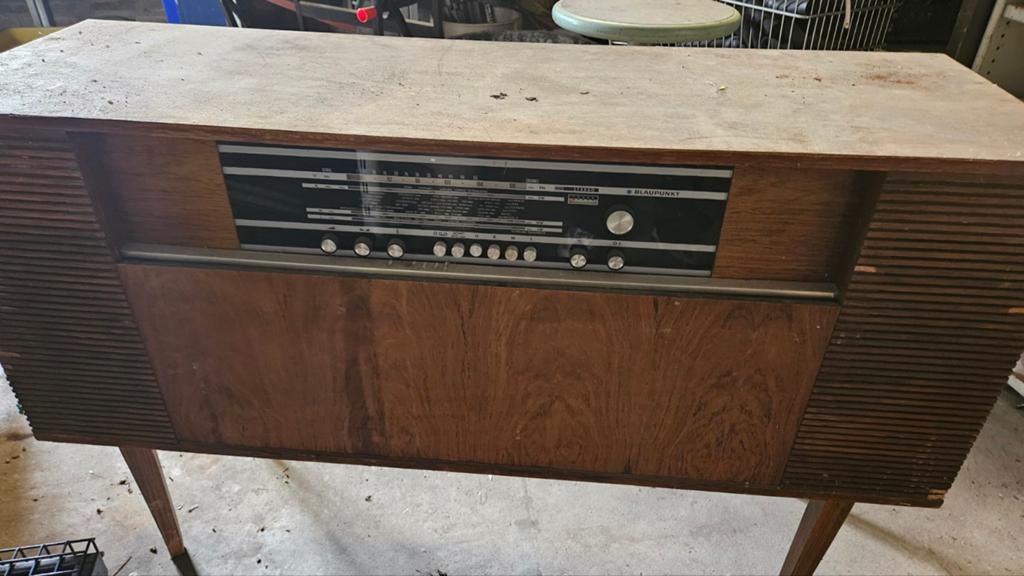 Oud radio platenspeler meubel blaupunkt philips, Audio, Tv en Foto, Platenspelers, Ophalen, Philips