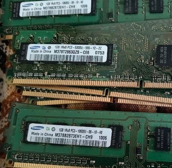 1GB Geheuten PC3, Ophalen, DDR3, Desktop, Gebruikt