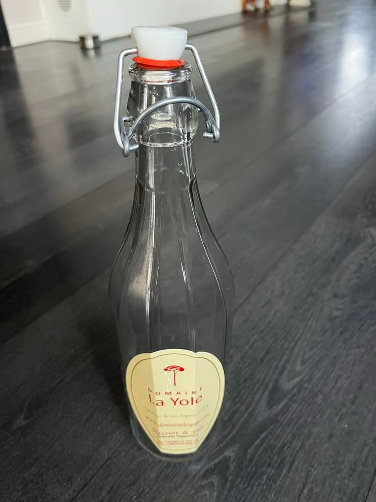 Glazen fles met beugeldop, Ophalen of Verzenden