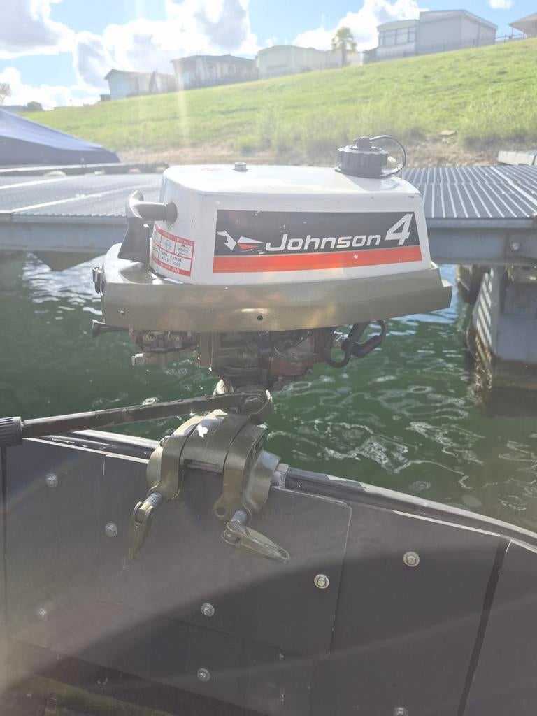 Johnson 4 PK Kortstaart Buitenboordmotor, Ophalen of Verzenden, Gebruikt