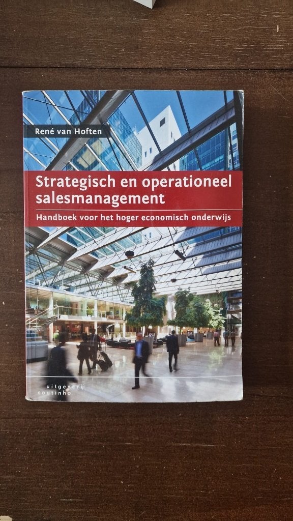 Salesmanagement – René van Hoften – 9789046903230, Ophalen of Verzenden, Gamma, Gelezen, HBO