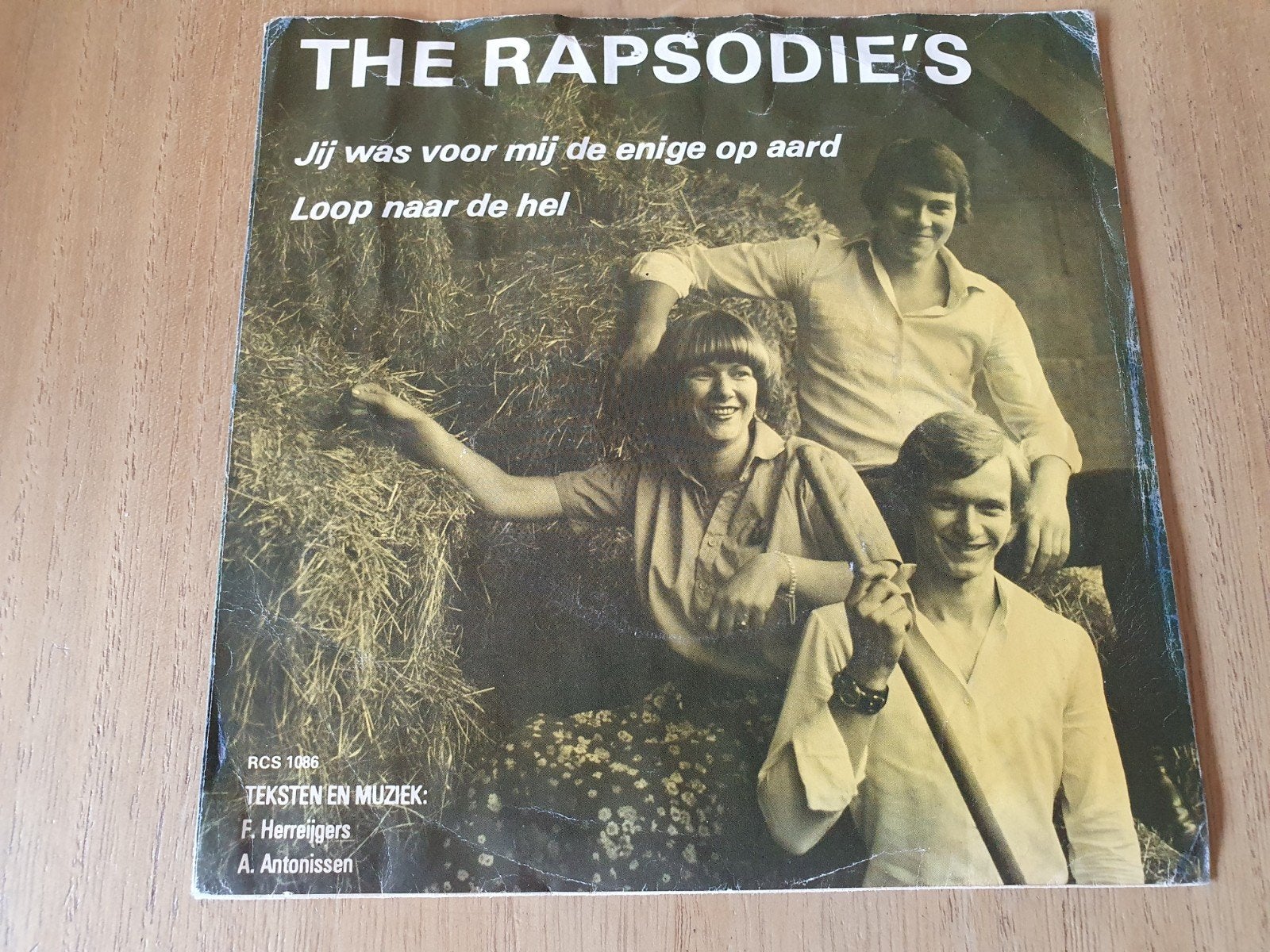 The Rapsodie's - Jij was voor mij de enige op aard (Piraten), Cd's en Dvd's, Ophalen of Verzenden, Zo goed als nieuw, Overige formaten