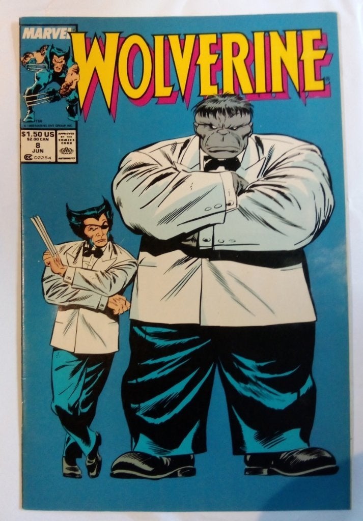 Wolverine Vol.2 #8 (1989) Very Fine 7.5 Marvel Comics, Boeken, Strips | Comics, Gelezen, Eén comic, Amerika, Verzenden