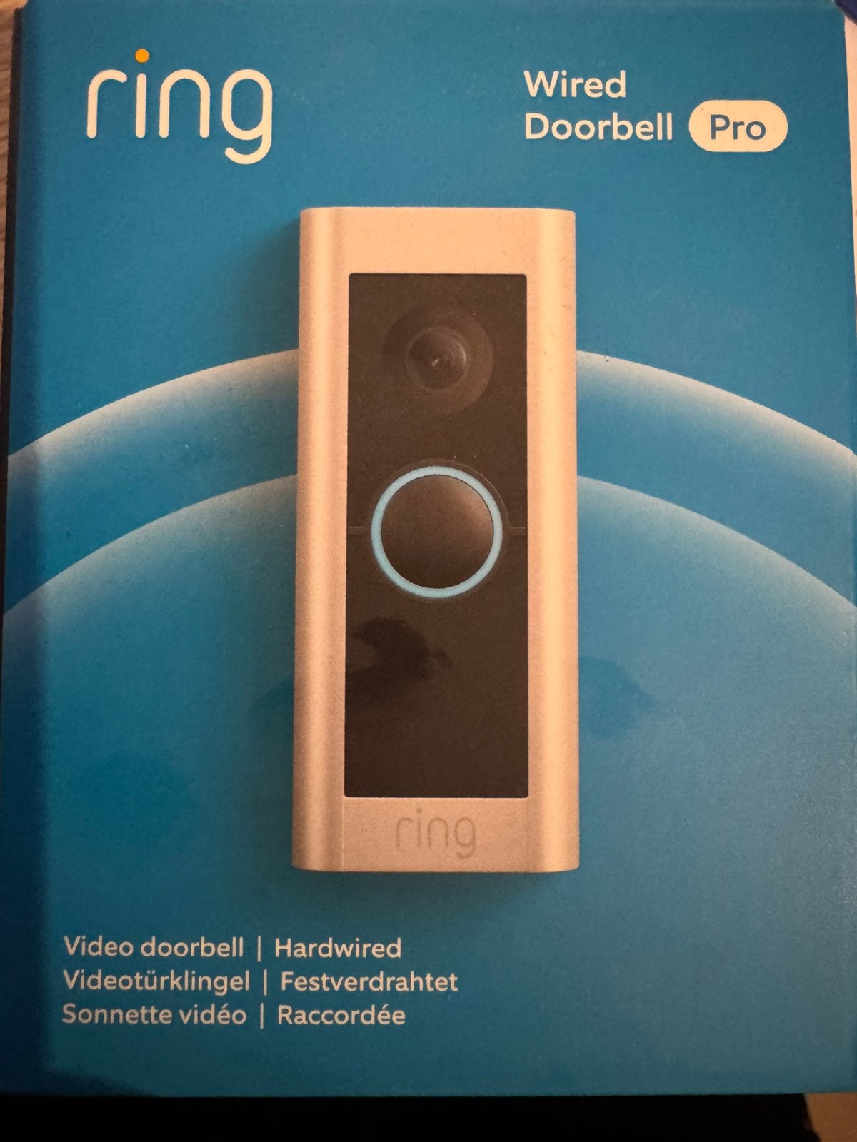 Ring deurbel pro, Ophalen of Verzenden, Ingebouwde camera, Nieuw, Bedraad
