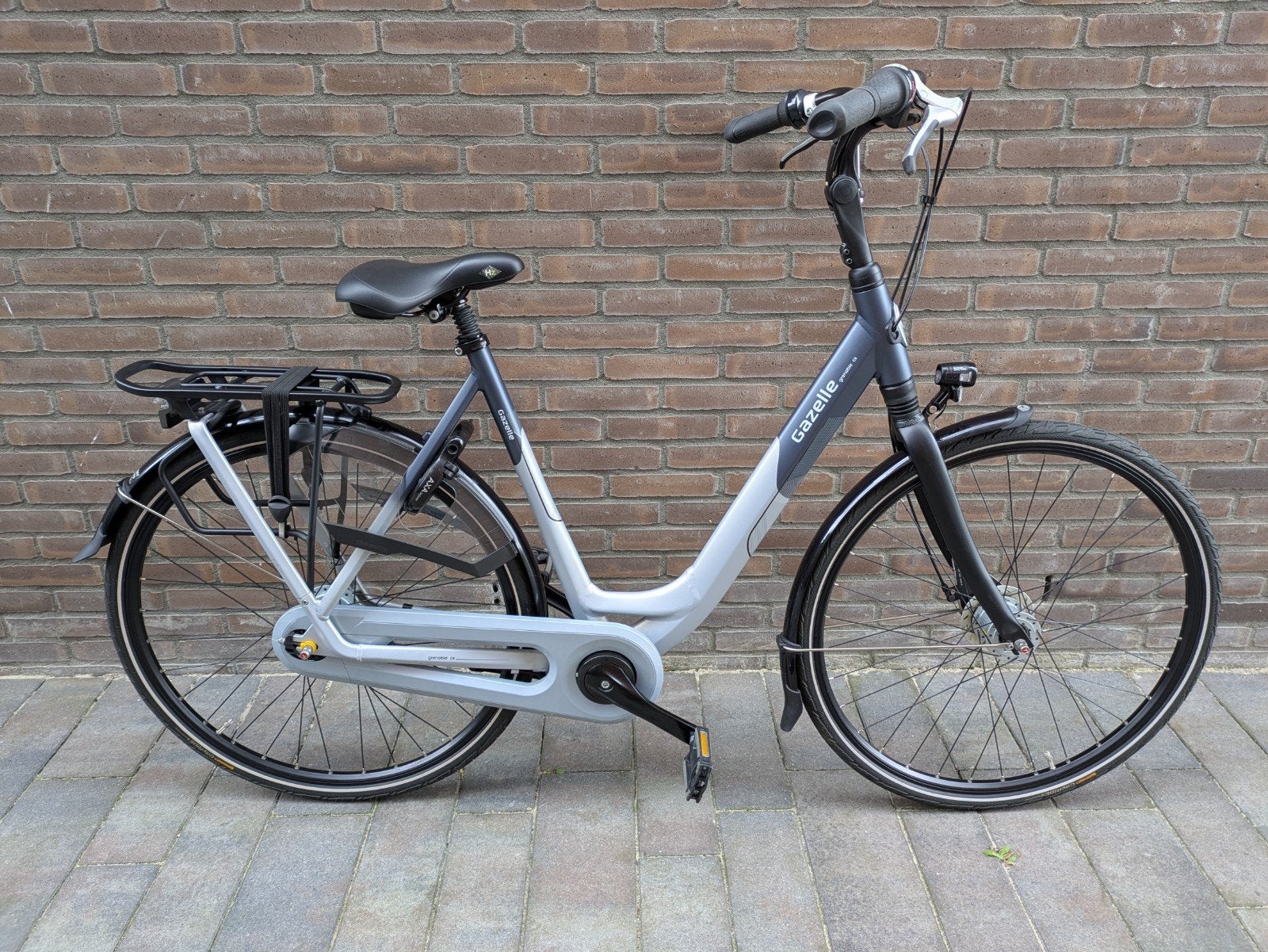 ALS NIEUW Gazelle Grenoble C8 damesfiets 57cm 8 versnellinge, Ophalen, (Extra) lage instap, 56 cm of meer, Zo goed als nieuw