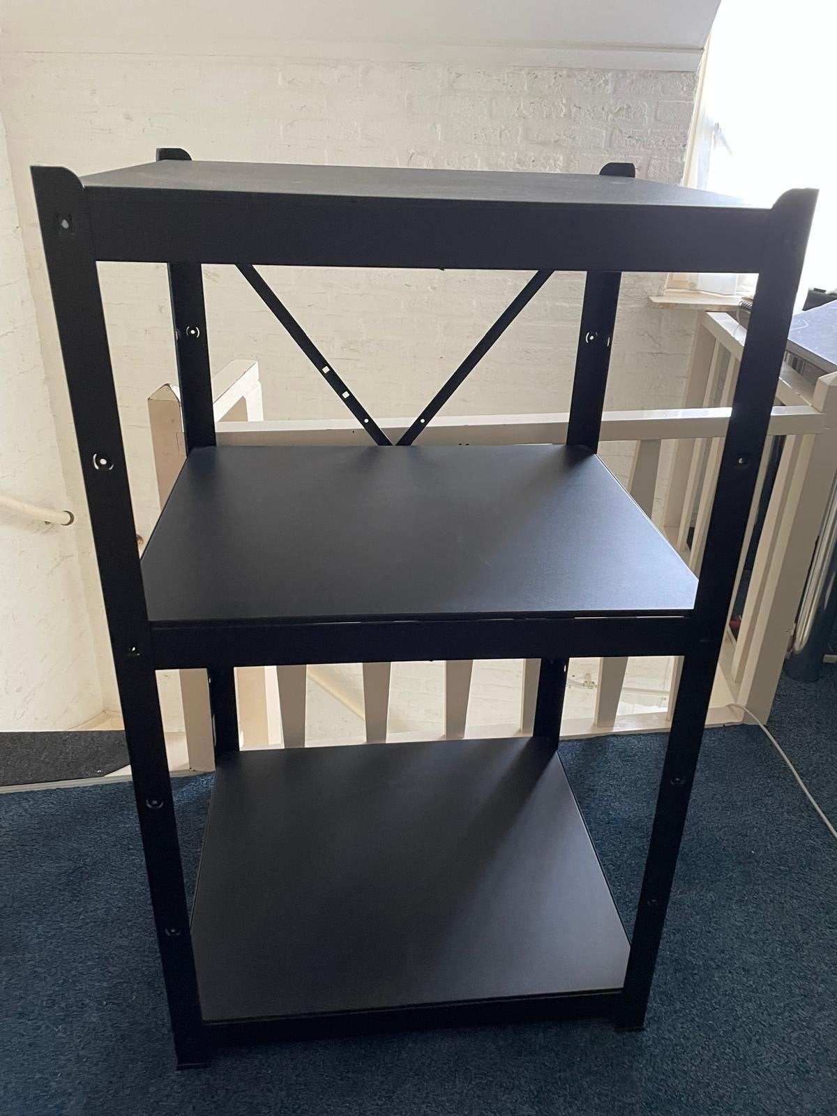 Ikea BROR Stellingkast - Zwart, 3 planken, Ophalen, Zo goed als nieuw