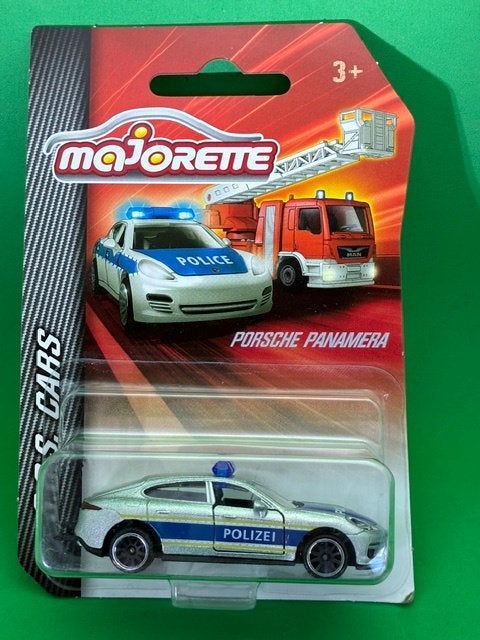 Majorette Porsche Panamera Politie Schaal 1:64, Ophalen of Verzenden, Nieuw, Auto