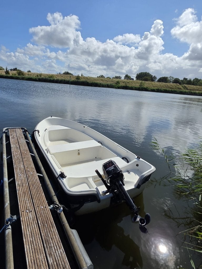 Boten, Watersport en Boten, Motorboten en Motorjachten, Overige merken, Gebruikt, Buitenboordmotor, Trailer