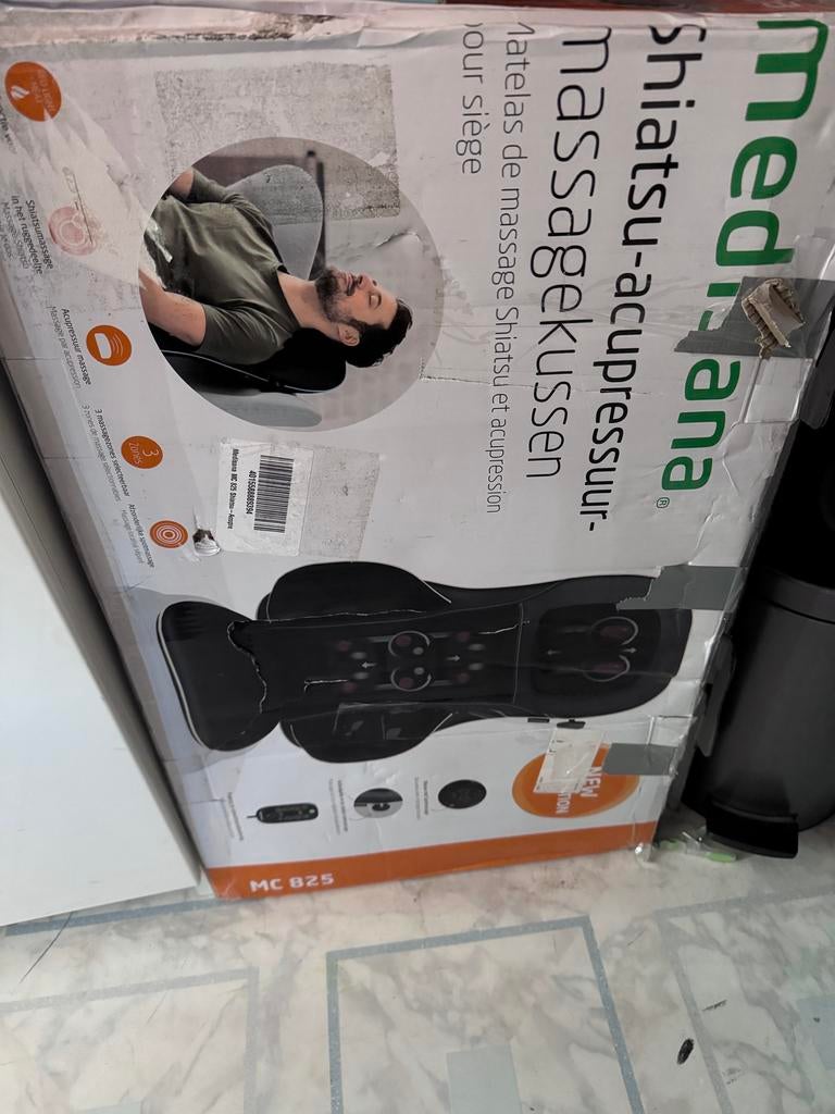 Medisana MC 825 Shiatsu-acupressuur massagekussen, Ophalen of Verzenden, Nieuw