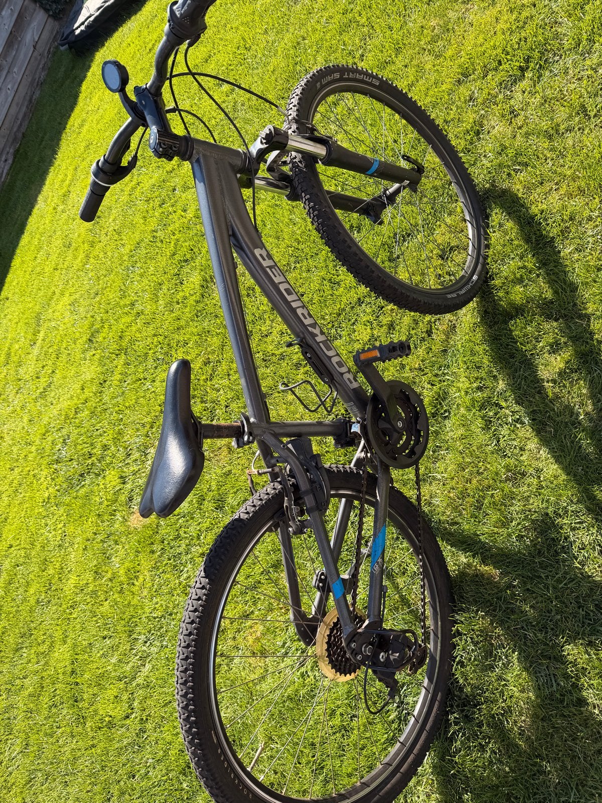 Rockrider mountainbike 26 inch, Gebruikt, Hardtail, Velgrem, Ophalen