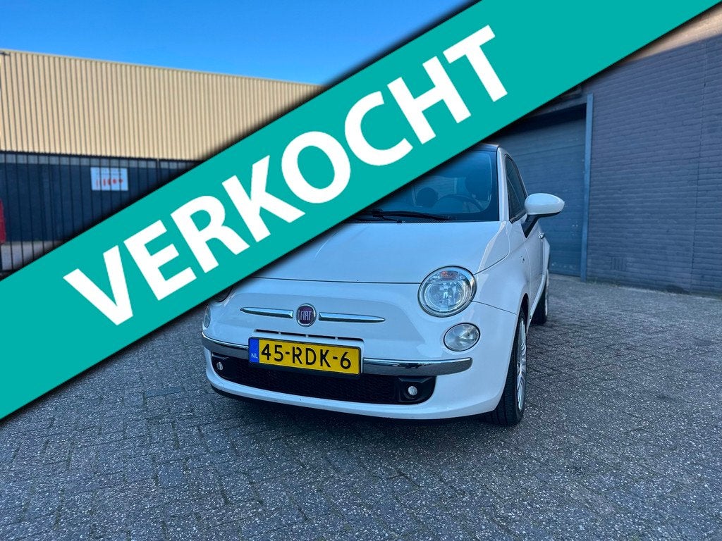 Fiat 500 0.9 TwinAir Pop Airco Pano PDC LM-Wielen APK., Voorwielaandrijving, Euro 5, Gebruikt, Handgeschakeld