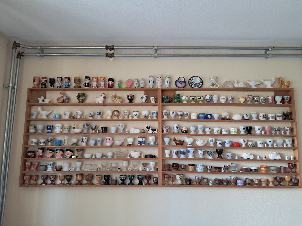 Eierdopjes verzameling, Verzamelen, Ophalen