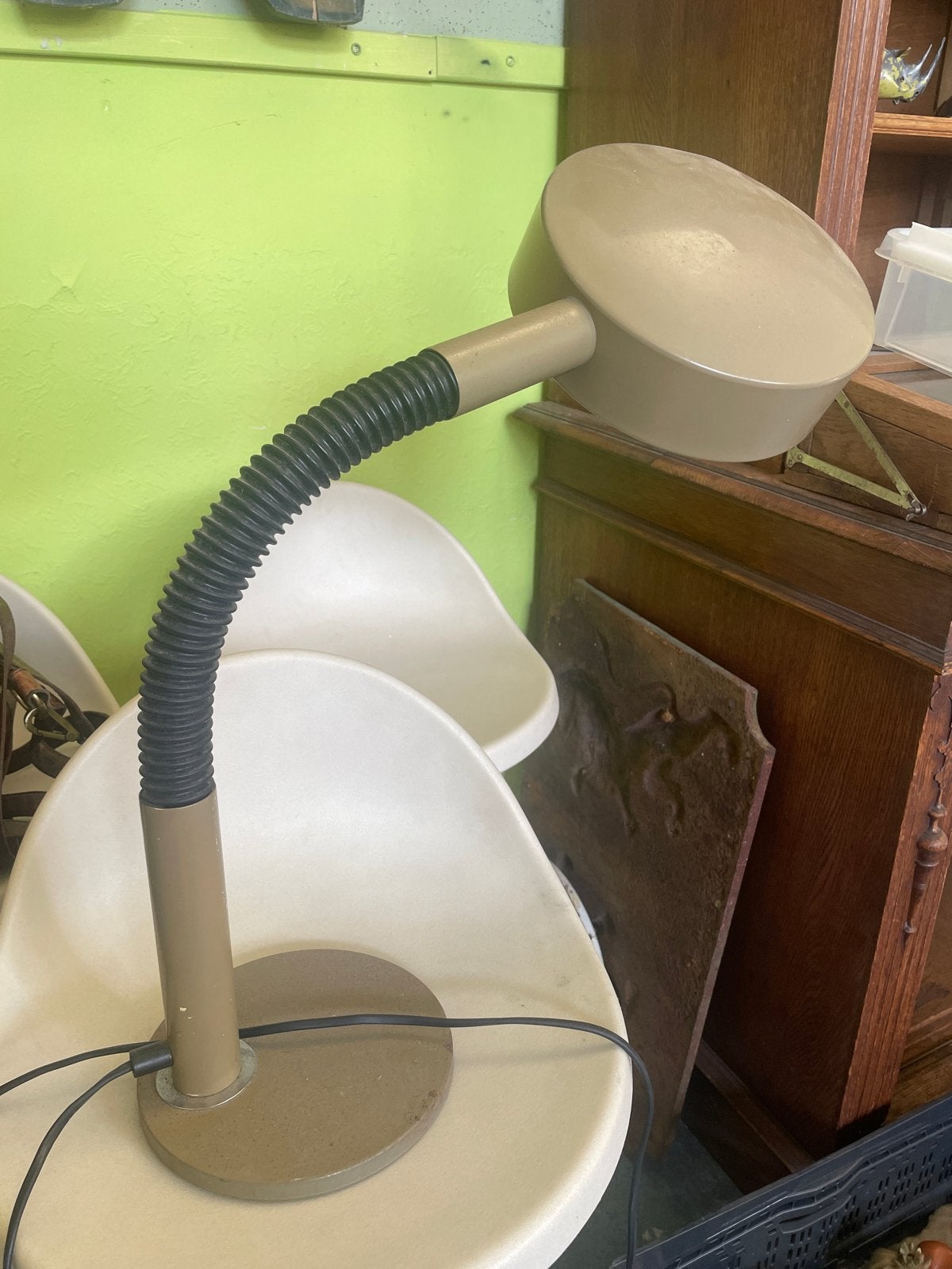 Vintage Hala Zeist bureaulamp, flexibele arm, Ophalen of Verzenden