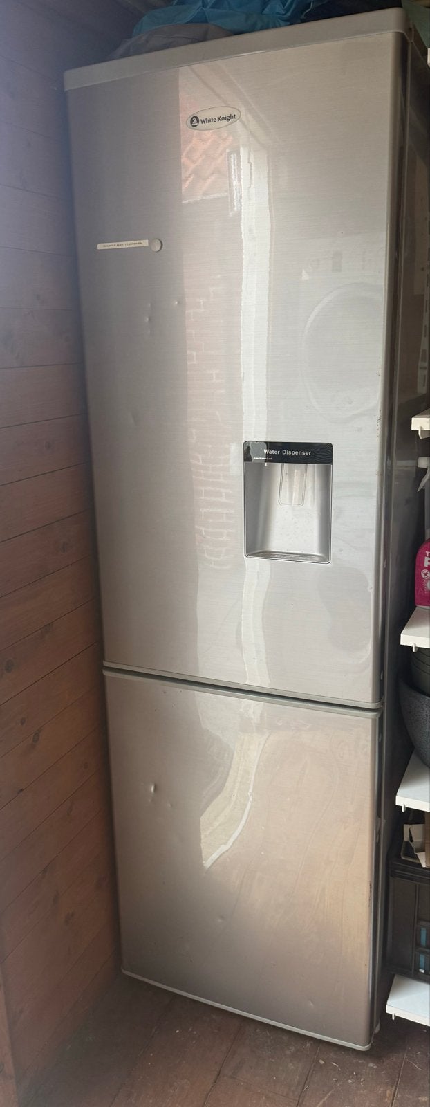 Koel-vriescombinatie met waterdispenser - Werkend, Witgoed en Apparatuur, Gebruikt, 60 cm of meer, Met aparte vriezer, 160 cm of meer