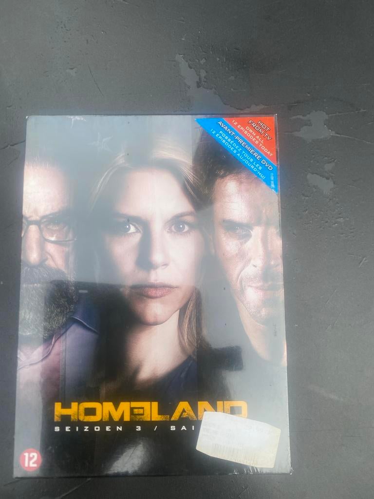 Homeland Seizoen 3 DVD - Nieuw in verpakking, Vanaf 16 jaar, Ophalen of Verzenden, Nieuw in verpakking, Drama