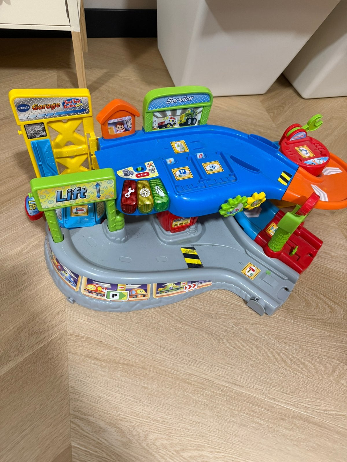 Vtech Toet Toet auto garage en meer, Ophalen, Gebruikt, 2 tot 4 jaar