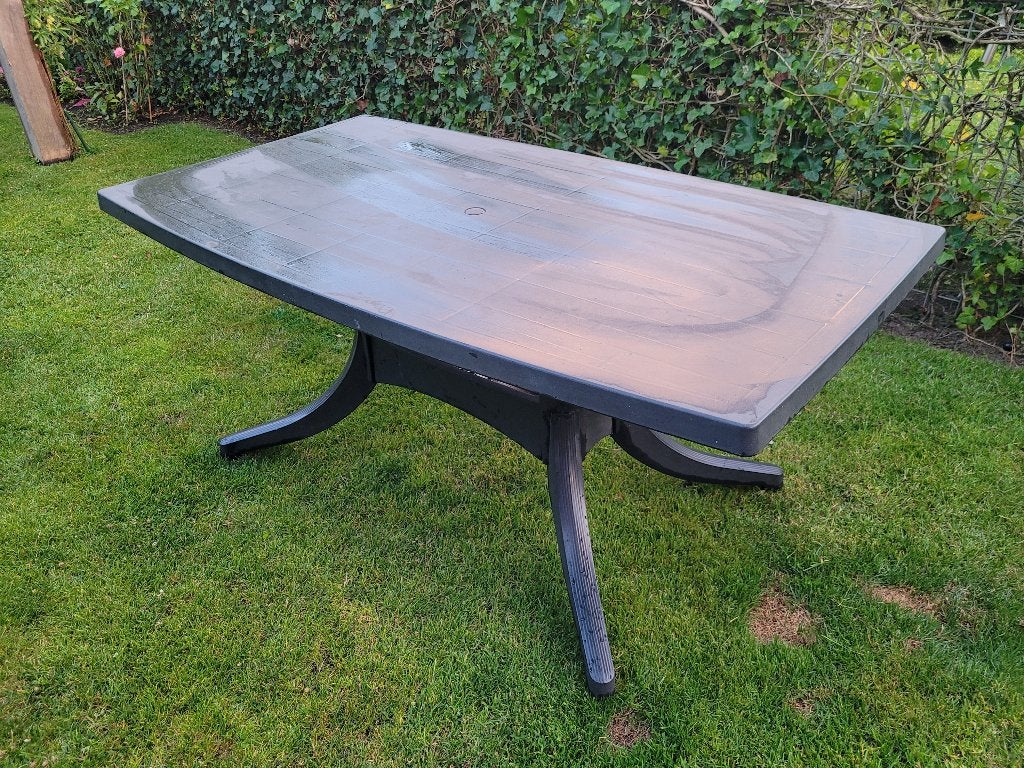 Tuintafel Hartman, Ophalen, Gebruikt, Rechthoekig, Kunststof