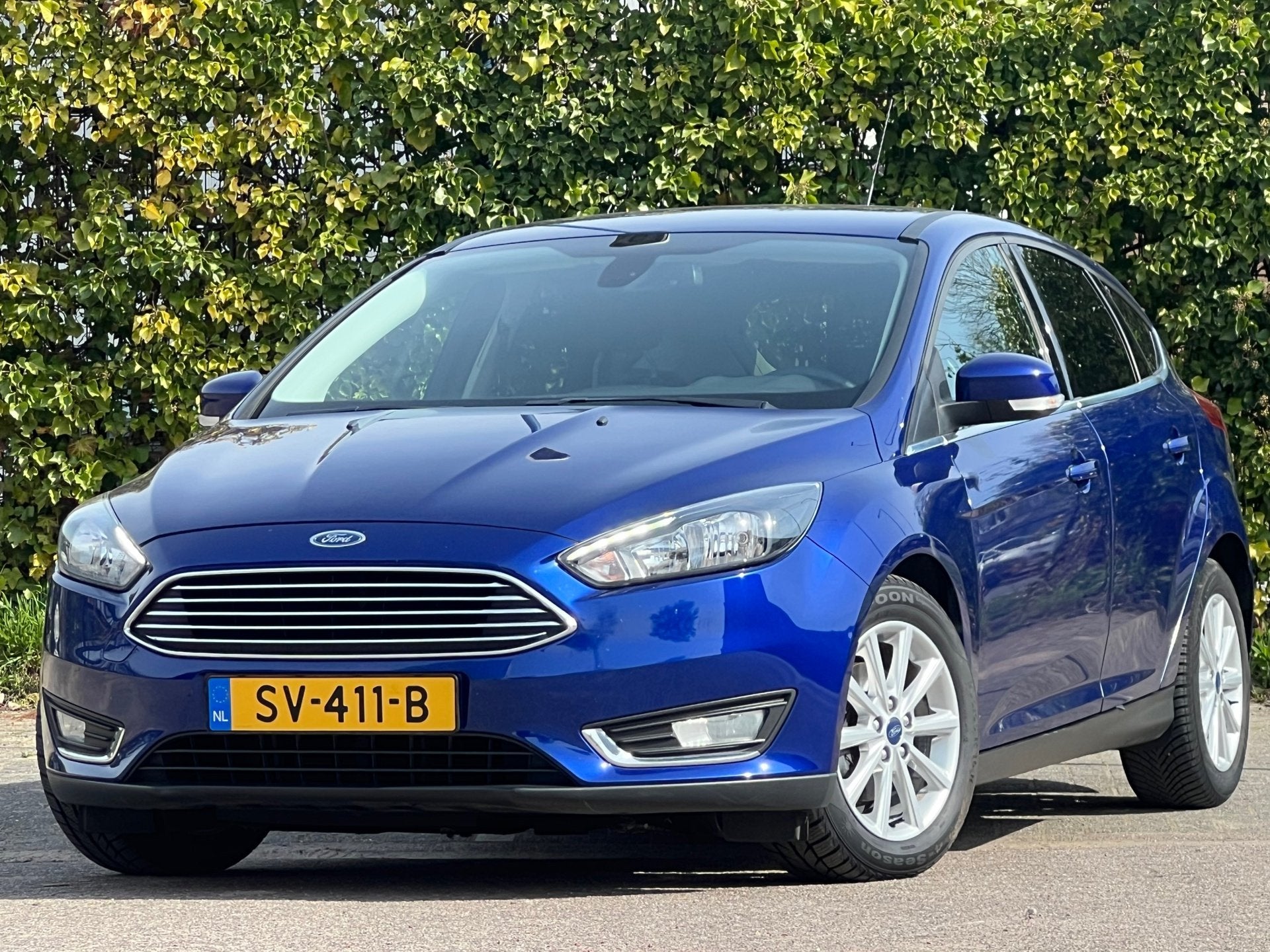 Ford Focus 1.0 Titanium - Deep Impact Blue - SYNC3/LED/Drive, Gebruikt, Blauw, 3 cilinders, Automatische klimaatregeling