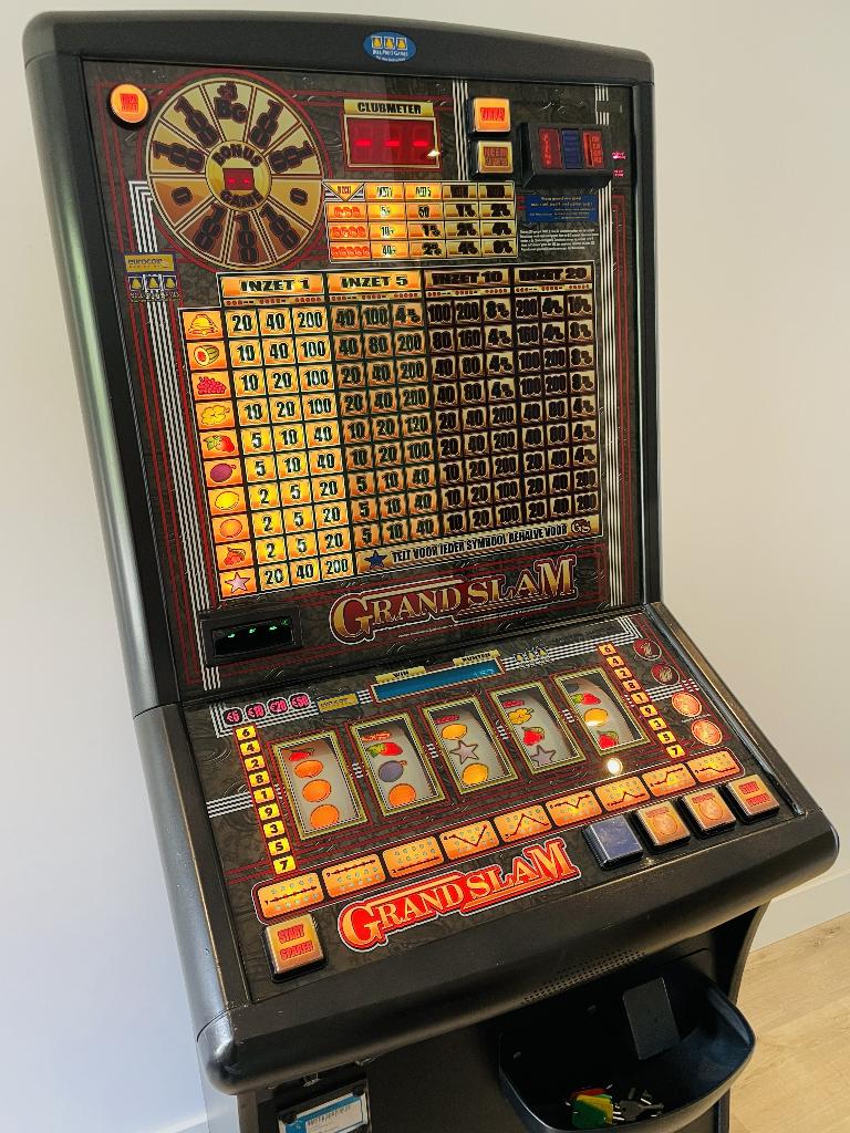 Nette Grand Slam gokkast, Verzamelen, Automaten | Gokkasten en Fruitautomaten, Euro, Ophalen, Gebruikt, Met sleutels