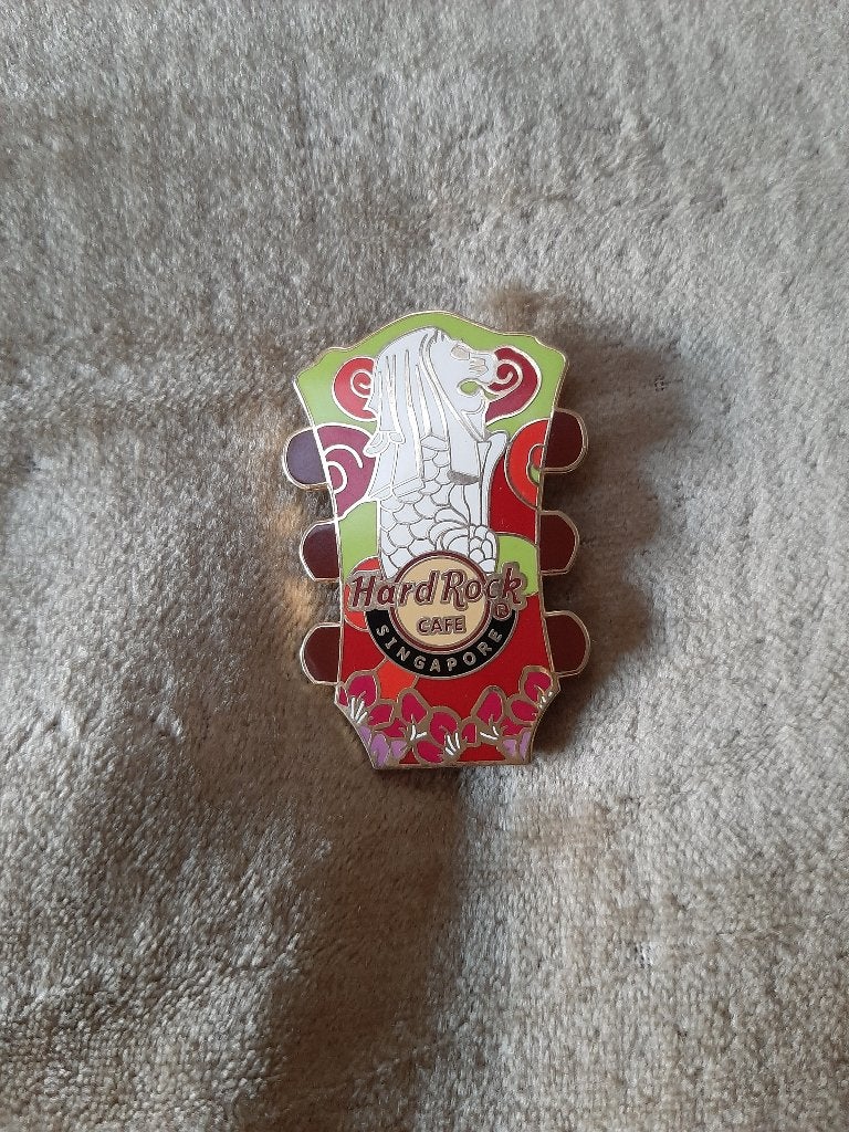 Hard Rock cafe pin Singapore, Ophalen of Verzenden, Zo goed als nieuw, Stad of Land, Speldje of Pin