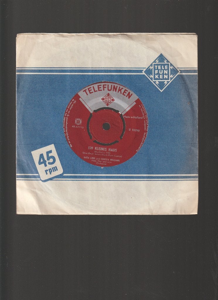 GITTA  LIND  --  EIN  KLEINES  HAUS  //  VERTALING, Cd's en Dvd's, Vinyl Singles, Verzenden, Originele persing, 7 inch, Single
