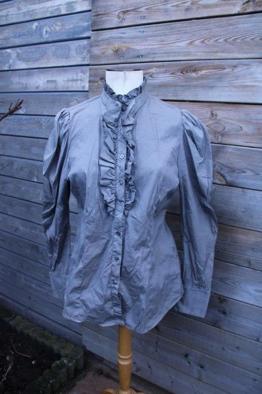 Blouse grijs Caliban mt 48 (IT) EU42 Vaste prijs, Maat 42/44 (L), Ophalen of Verzenden, Zo goed als nieuw, Caliban